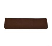 Tapis d'escalier antidérapant en bois massif avec dos en silicone naturel, protections de sol offrant sécurité, résistance aux rayures et confort (marron)