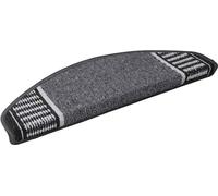 Tapis d'escalier auto-adhésifs 15 pcs Anthracite 65 x 21 x 4 cm