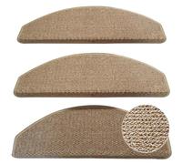 Tapis d'escalier autocollant antidérapant - Tapis de couloir doux à décoller et à coller pour escaliers - Protection de bordure lavable, solution sûre et élégante pour la sécurité des escaliers