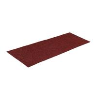 Tapis d'Escalier Autocollants 30 pièces 60x25 cm Bordeaux Rouge | Polypropylène lavable, dérapant, insonorisant, durable, pose en rouleau facile