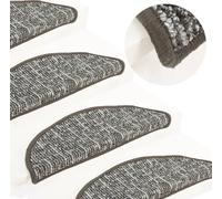 Tapis d'escalier pour meubles 15 pcs. Anthracite 65x21x4 cm - Tapis d'escalier 149922
