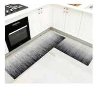 Tapis devant évier - 2 pièces - Antidérapant - Polyester - 40x60 & 40x120 cm