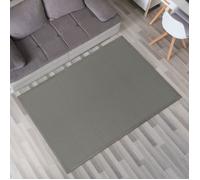 TT Home Tapis De Jeu en Mousse Tapis Chambre Enfant Soft Antidérapant Unis, Couleur: Gris, Dimension:200x280 cm