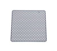 Tapis d'évier en silicone, 30 cm, tapis d'évier de cuisine, protection pour évier, grille de vaisselle, tapis de séchage, protecteur de comptoir, 30,5 x 30,5 x 0,8 cm (gris)