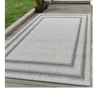 Tapis d'extérieur d'intérieur CARPETTEX CURA - Crème - 80 x 150 cm - Tissage à la machine - Polypropylène