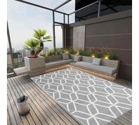 Tapis d extérieur ARAKIL Gris 140x200 cm PP