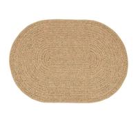 vidaXL Tapis d'extérieur ZIZUR – Marron 200 x 140 cm, polypropylène, ovale, résistant aux UV