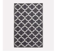 Tapis d'extérieur noir et blanc Nola, 120 x 180 cm