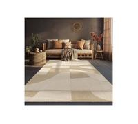 Paco Home Tapis D'Extérieur Résistant Aux Intempéries Salon Design Motif Géométrique Abstrait 3D Décoration Moderne Beige Crème, Dimension:200x280 cm