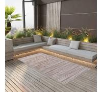 Tapis d'extérieur vidaXL - Marron - 120x180 cm