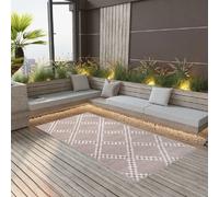 Tapis d'extérieur vidaXL - Marron - 120x180 cm