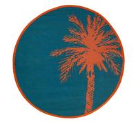 Atmosphera - Tapis d extérieur Yucatan Bleu Canard d120cm