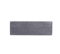Tapis Diatomite,Diatomite sous-Verres en diatomite Absorbant l'eau, Plateau d'évier, Bande antidérapante, Pierre Absorbant l'eau, Terre de diatomée, Plateau à Savon de Cuisine(Dark Gray 22x8cm)