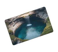 Tapis d'illusion d'optique paillasson avec effet d'illusion de trou sans | Tapis Tridimensionnel Absorbant Pour Salle De Bain Couloir Et Entrée
