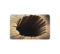 Tapis d'illusion optique 3D Paillasson antidérapant pour porte | Tapis de sol piège visuel pour intérieur, salle de bain, entrée, porte principale, chambre, balcon, salon et garage 50 x 80
