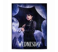Tapis d'intÃ©rieur SD Toys Wednesday Noir 80x60 cm