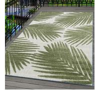 Tapis d'intérieur d'extérieur résistant palmiers cuisine balcon terrasse jardin Vert 80 x 250 cm