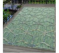 Tapis d'intérieur d'extérieur résistant scandinave cuisine balcon terrasse jardin Vert 80 x 250 cm