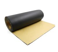 Tapis d'isolation pour capot Mousse Acoustique Pour Plancher De Voiture 200 X 50 Cm 5 Mm 8 10 ,76 Pieds Carrés Tapis Insonorisant Pour Hayon Noir