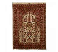 Tapis d'orient Fait main JIHANGIR 73 1A2T Beige 125x130 en soie