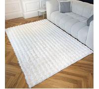 Tapis doux et moelleux effet bulle - NAZAR RUGS - BUBBLE - Blanc - 80x150 cm