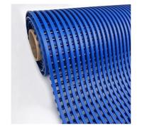 Tapis Drainage PVC Massif, Rouleau Antidérapant, Tapis Zone Humide 10mm | Facile À Couper Nettoyer, Atelier Industriel Commercial Douche, Taille Découpable Sur Mesure, Lavable Au Jet(Blue,1.17x3.8m)
