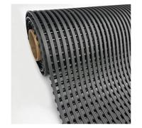 Tapis Drainage PVC Massif, Rouleau Antidérapant, Tapis Zone Humide 10mm | Facile À Couper Nettoyer, Atelier Industriel Commercial Douche, Taille Découpable Sur Mesure, Lavable Au Jet(Grey,1.17x9.3m)