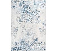 Tapis Effet Délavé à Poils Courts "Galaxy VII" Bleu 120 x 180 cm Bleu G