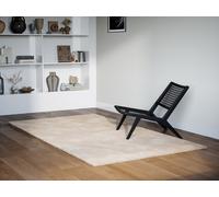 Tapis effet fourrure en relief à motifs circulaires - 200 x 290 cm - Beige - PAOLISI