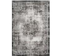 Tapis Effet Vieilli à Poils Courts "Ariya" Anthracite 120 x 170 cm Gris G