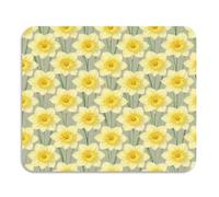 Tapis égouttoir à vaisselle avec impression vive de 50 x 50 cm | Dessus en tissu doux à séchage rapide pour un rangement facile sur la table de salle à manger Motif jonquilles