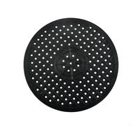 Tapis Égouttoir Lavable Matériau Caoutchouc Tapis Égouttoir(Black round) | Texture stable, empêche glissement vaisselle, parfait salle de bain cuisine, séchage pratique