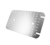 Tapis Égouttoir Perforé en Acier Inoxydable pour Bacs Cuisine | Faux Fond Renforcé, Maintien Stable des Plats et Protéines, Aide au Drainage, pour Service Alimentaire, Évier ou Préparation