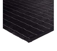 Tapis en bambou avec ganse noir 60x90