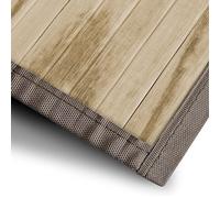 Tapis en bambou Magenta pour salle de bains et salon - logement naturel 100% véritable bambou - disponibles en nombreuses tailles, 90 x 120 cm