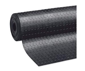 Tapis en Caoutchouc antidérapant pour Sol Vente au mètre, Hauteur 100 cm, épaisseur 3 mm, Noir résistant, sur Mesure, modèle Paillasson, Bulles en Caoutchouc au mètre
