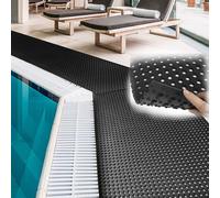Tapis en caoutchouc antidérapant pour zones humides Piscine Cuisine Industrie Poolrunner 100x350 cm