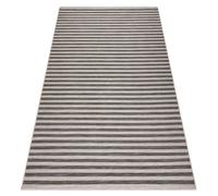 Tapis EN CORDE RÉVERSIBLE SIZAL DOUBLE 29204095 RAYURES beige/noir 160x230 cm