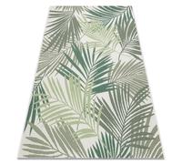 Tapis EN CORDE SIZAL COLOR 19433/062 Feuilles Vert JUNGLE 140x200 cm