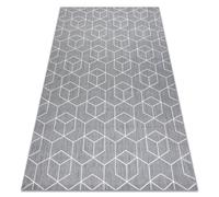 Tapis EN CORDE SIZAL FLAT 48655/637 CUBES 3D 140x200 cm