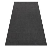 Tapis EN CORDE SIZAL FLAT 48663/090 noir LISSE 140x200 cm