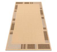 TAPIS EN CORDE SIZAL FLOORLUX 20195 mais / café 140x200 cm