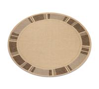 TAPIS EN CORDE SIZAL FLOORLUX CERCLE 20195 mais / café cercle 120 cm