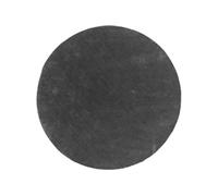 - Tapis en coton et polyester effet viscose gris foncé Undra diamètre 200 cm