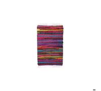 Tapis en coton et polyester rayures colorées 70 x 30 cm - NO NAME - Rectangulaire - Moderne