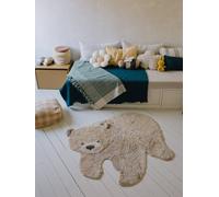 Tapis en coton ours miel TU