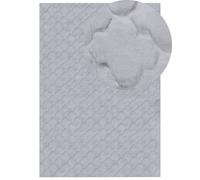 Tapis en Fausse Fourrure de Lapin 160 x 230 cm Salon Bureau Chambre Couloir Moel