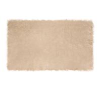Tapis en fausse peau de mouton - vidaXL - 100x200 cm - Beige - Polyester - Rectangulaire - Super doux - Durable