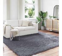 Tapis en fausse TAFALLA Polyester faux laine de mouton polyester salon vidaXL vi