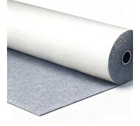 Tapis en Feutrine Autocollante Gris Clair, 40 x 220 cm, 1 mm d'épaisseur | Tissu en feutre, feutre aiguilleté, feutre découpable pour la protection des meubles, la protection du sol et le bricolage